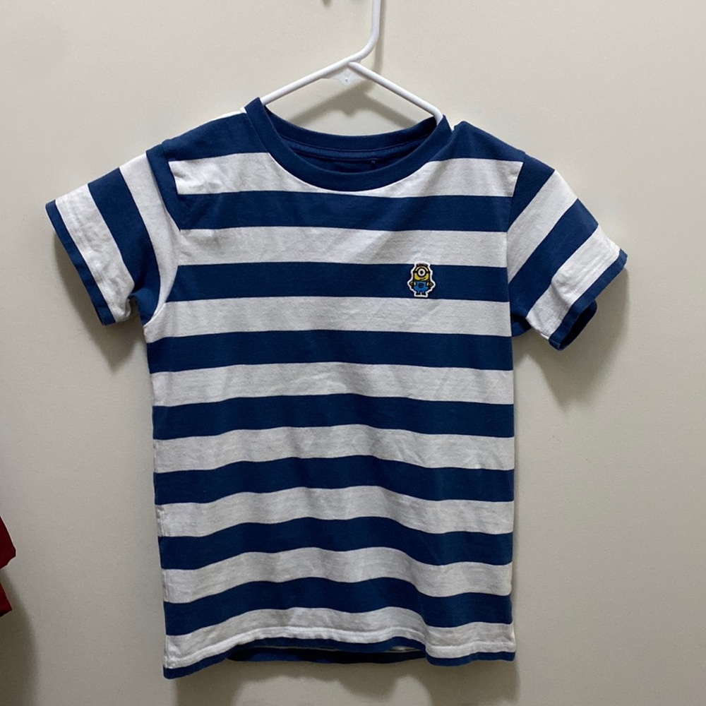 DESPICABLE ME | Striped Tee With Minions Logo